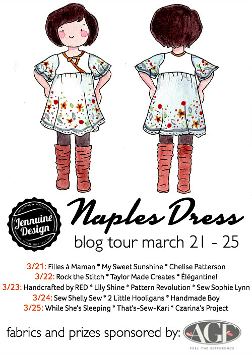 Naples Dress Pattern by Jennuine Design
