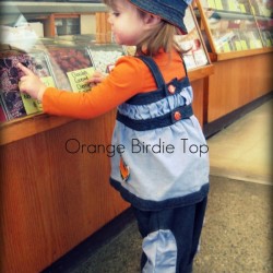 Orange-Birdie-Top