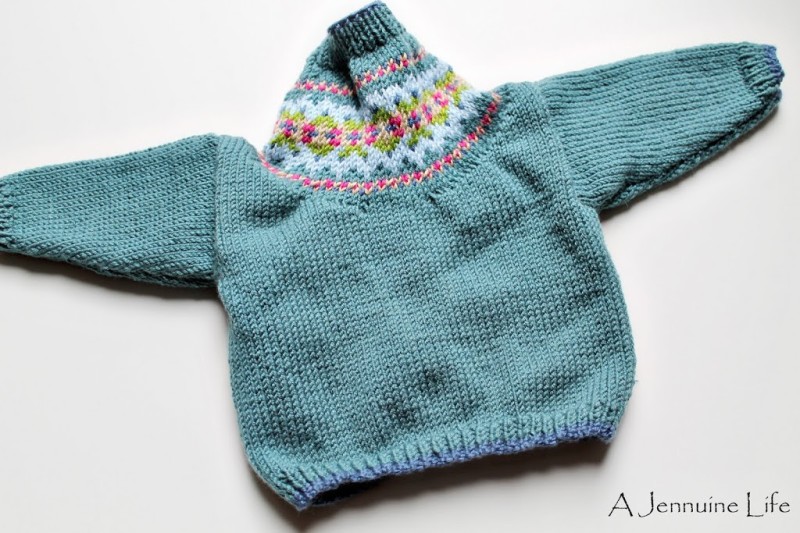 Baby fair isle cardigan knitting best sale pattern