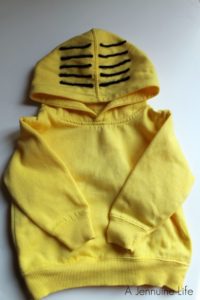 A Jennuine Life DIY Minion Costume Hoodie