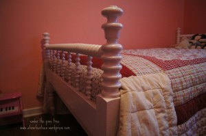 Spool Bed ~ under the pine tree blog