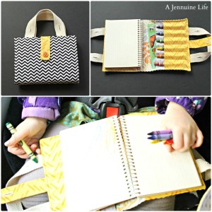 Sew-vivor Challenge 2: Seat Back Entertainment Organizer - Coloring Folio Tutorial