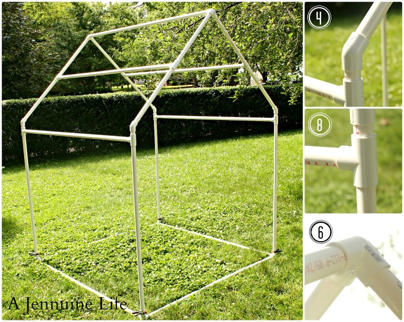 PVC Playhouse Sunshade PVC Frame A Jennuine Life
