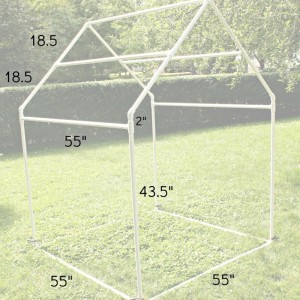 PVC Playhouse & Sunshade: PVC Frame