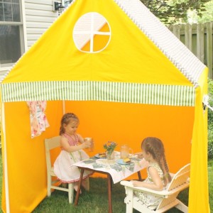 PVC Playhouse & Sunshade: Fabric Requirements and Cuts