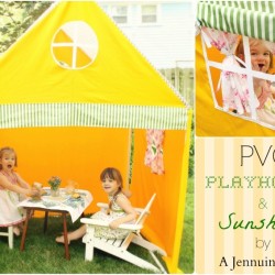 PVC Playhouse Tent Collage