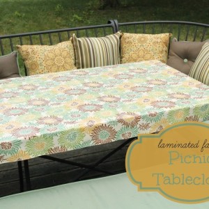 Laminated Fabric Picnic Tablecloth