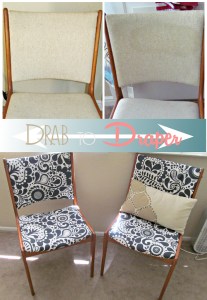 Drab to Draper: Mad Men Inspired Mid-Century Chair Makeover | It's Always Ruetten | #Madmen #Draper #MCM #mid-century #retro #chair