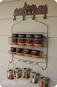 shower caddy vertical herb garden