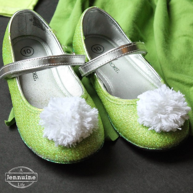 Tinkerbell dress up shoes cheap