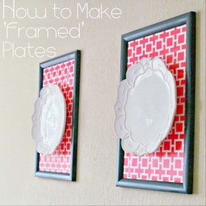 How to make 'Framed' Plates | It's Always Ruetten