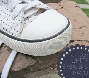 Have an old pair of shoes that could use a cleaning? Check out this easy tip from It's Always Ruetten