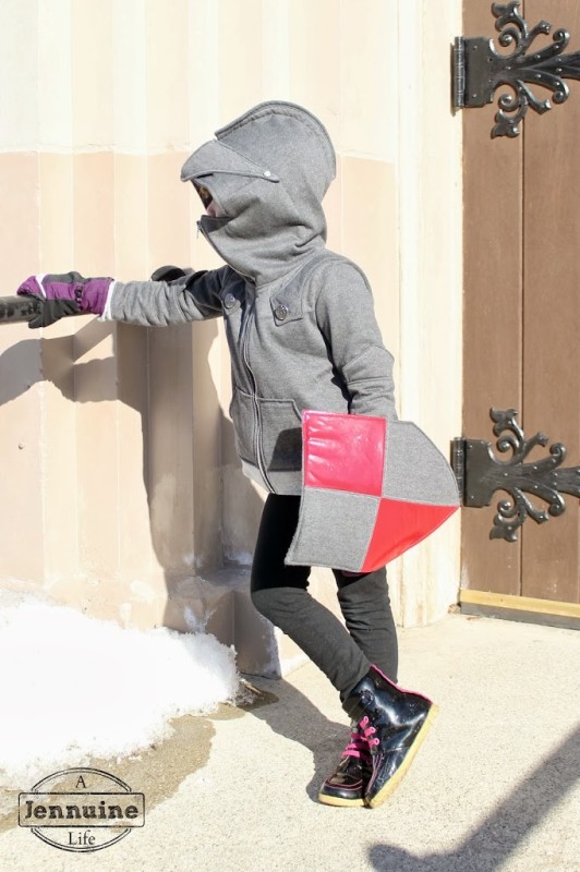 Knight Hoodie Shield Tutorial A Jennuine Life