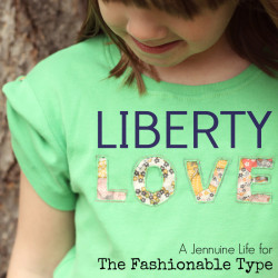 Liberty Love typography tee
