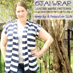 Ojai Wrap pattern by Justine Marie Designs