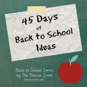 Back to School Series Button