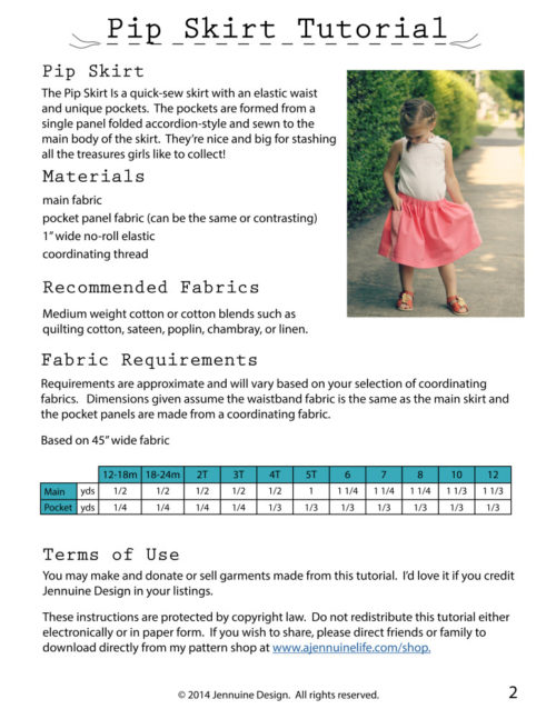 Pip Skirt Tutorial - Image 2
