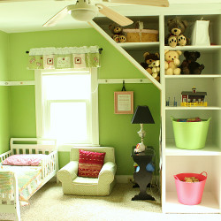 DIY Bookcase Sawdust Girl built in