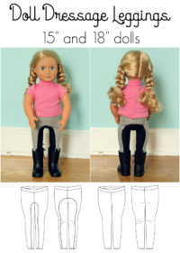 Doll Dressage Leggings