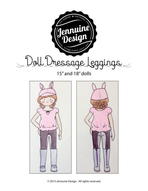 Doll Dressage Leggings - Image 2