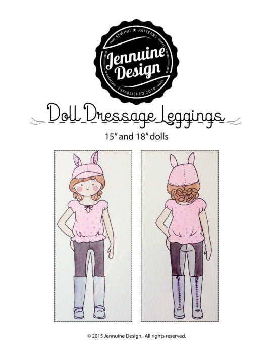 Doll Dressage Leggings Tutorial Final