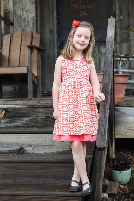 Verona Dress by Jennuine Design sewn by Sweeter Than Cupcakes