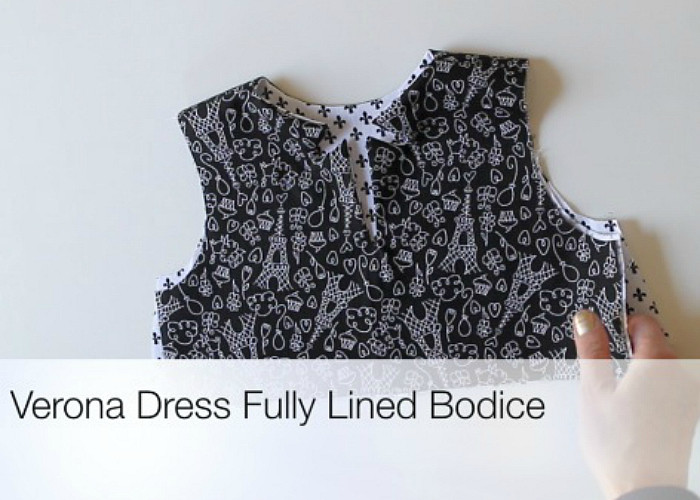 Jennuine Design Video Tutorial for how to sew a fully lined bodice with no closures