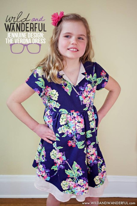 Verona Dress by Jennuine Design sewn by Wild & Wanderful