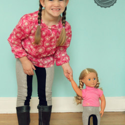 Doll Dressage Leggings Jennuine Design for 15" and 18" dolls
