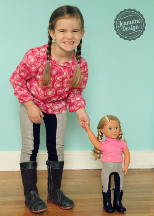 Doll Dressage Leggings Jennuine Design for 15" and 18" dolls