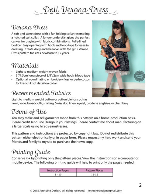Doll Verona Dress - Image 3