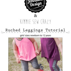 ruched leggings free add-on to Dressage Leggings by Jennuine Design