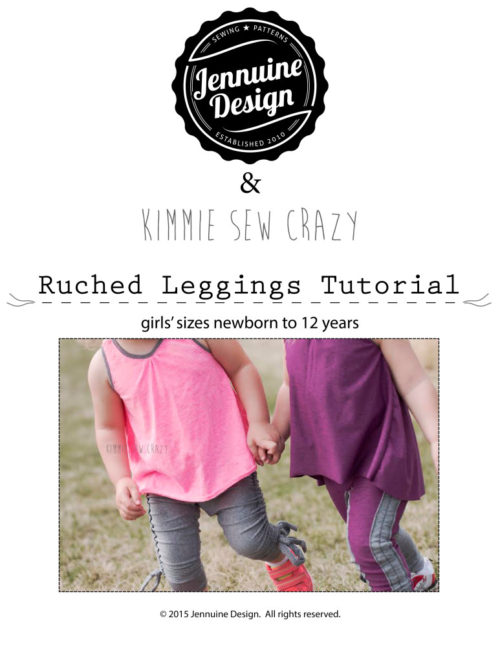 ruched leggings free add-on to Dressage Leggings by Jennuine Design