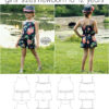 Jennuine Design Satya Romper girls' sizes newborn to 12 years