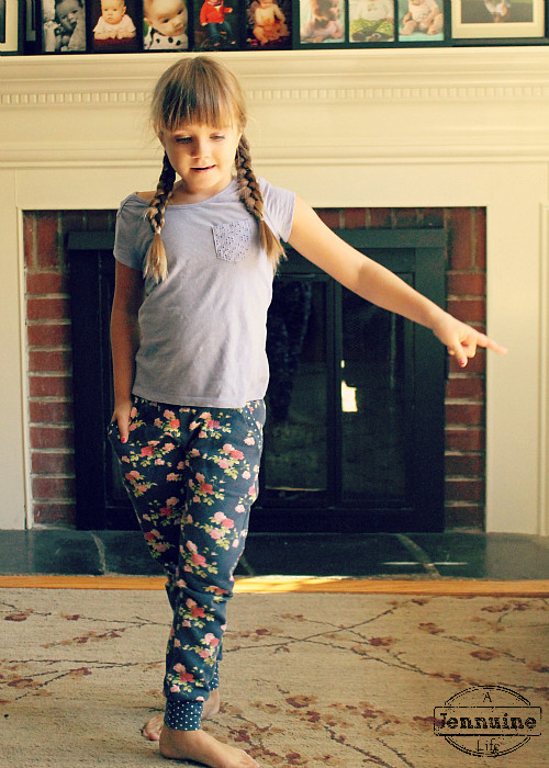 Floral Mini Hudson Pants 1