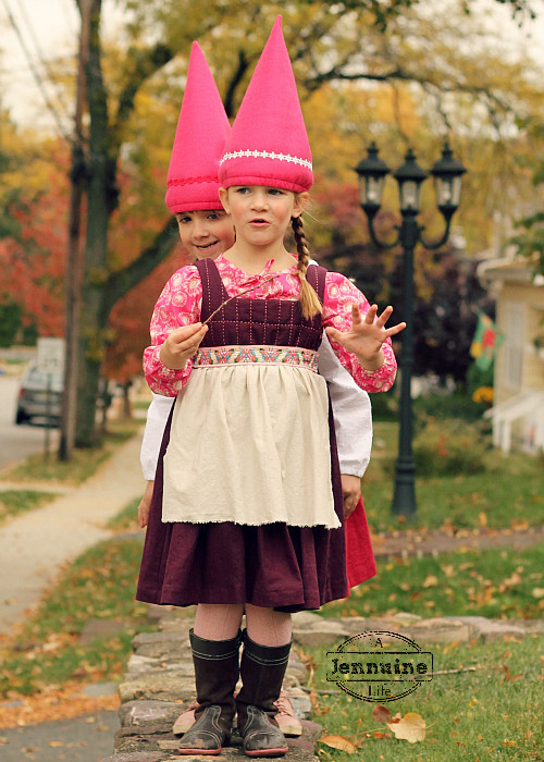 female garden gnome costume