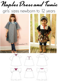 Jennuine Design Naples Dress and Tunic girls' sizes newborn to 12 years