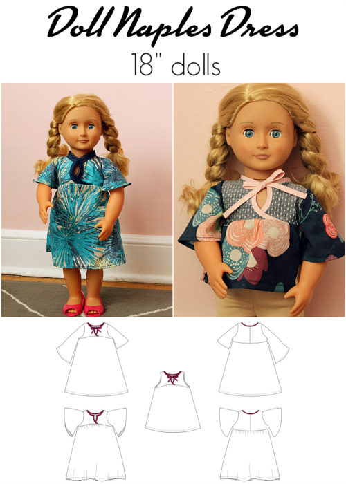 Jennuine Design Doll Naples Dress 18" dolls