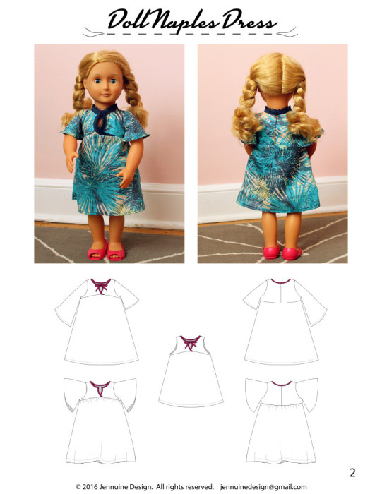 Doll Naples Dress Tutorial2