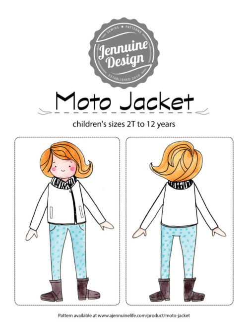 Moto Jacket Coloring Page