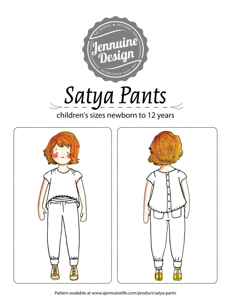 Satya Pants Coloring Page Cover