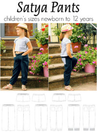 Jennuine Design Satya Pants children's sizes newborn to 12 years