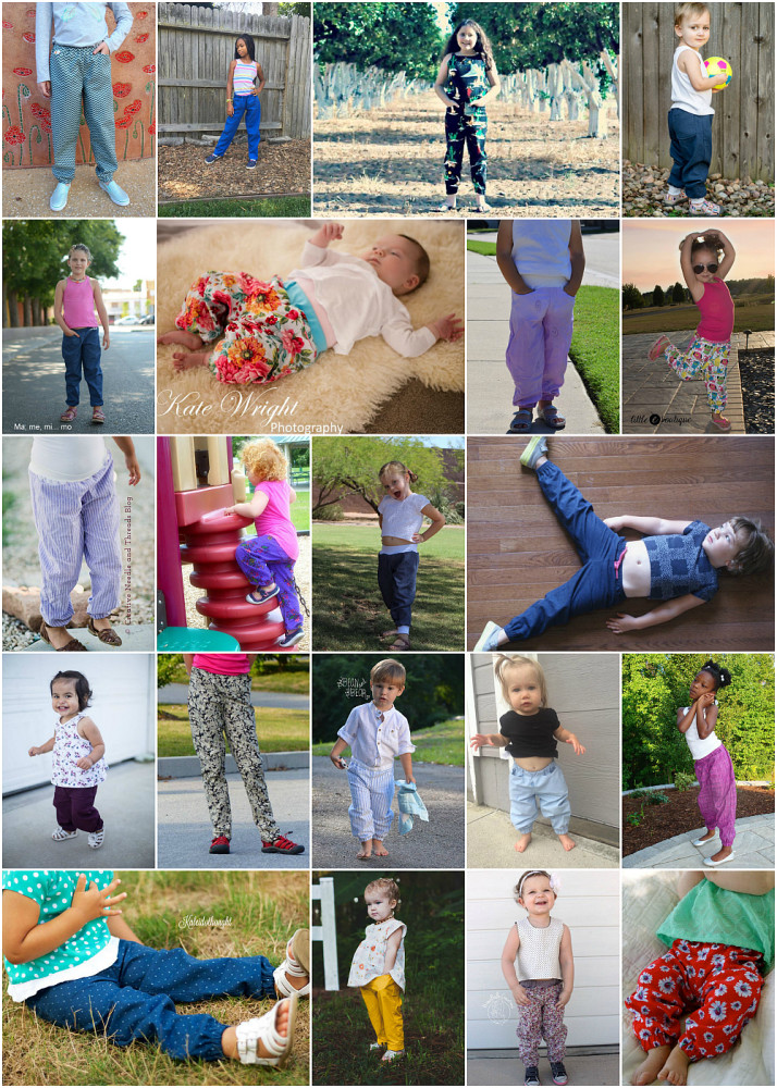 Satya Pants Tester Collage