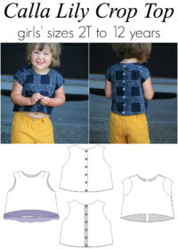 Calla Lily Crop Top