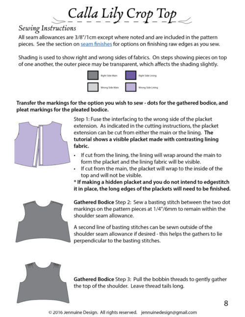 Calla Lily Crop Top - Image 5
