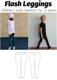 Flash Leggings Jennuine Design for children aged newborn to 12 years