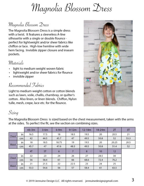 Magnolia Blossom Dress - Image 3