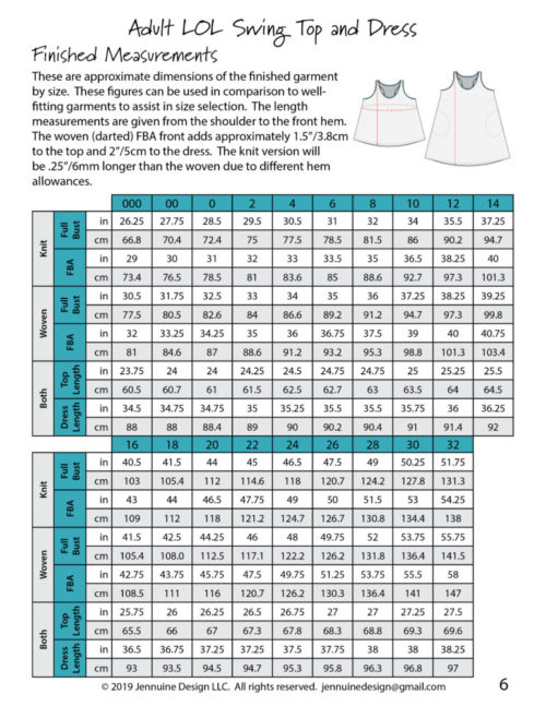 Adult LOL Swing Top and Dress - Image 6
