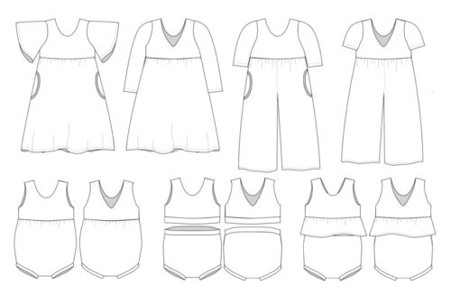 Indigo Dress and Romper - Image 6