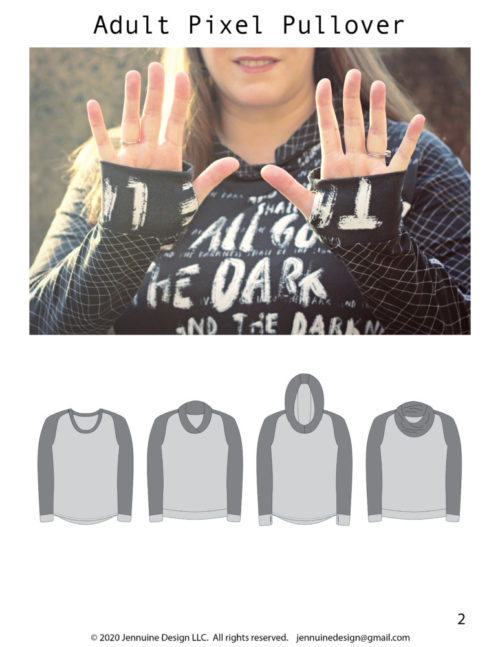 Adult Pixel Pullover - Image 2